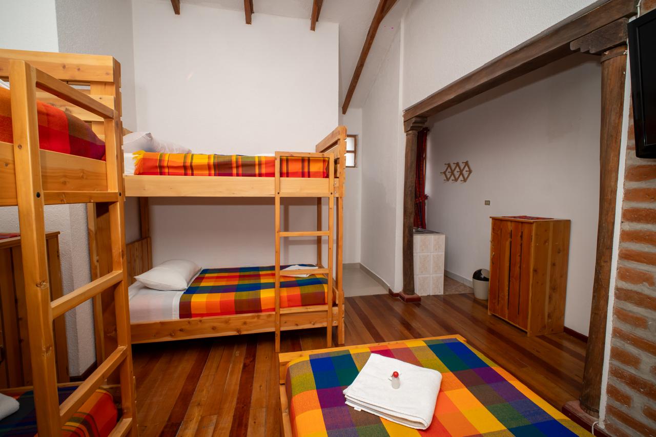 Ambiente social del dormitorio compartido andino